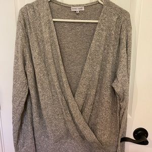 Thyme + Honey wrap sweater